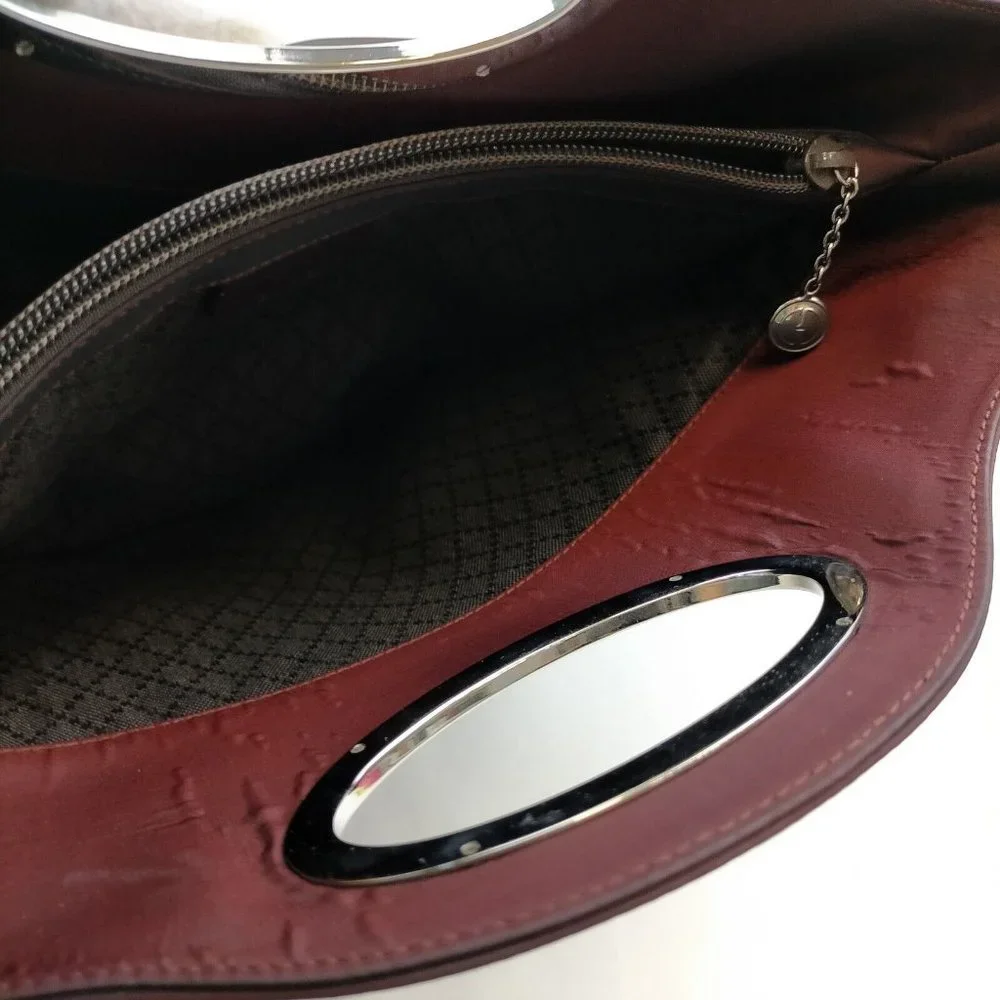 Auth Gucci Hand Bag Bordeaux Nylon #43614G31 - Picture 8 of 9